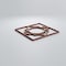 Ekena Millwork Extra Small Gypsum Decorative Fretwork Wood Wall Panels, Wood, 7 3/8"W x 7 3/8"H x 3/8"T WALW08X08X0375GYPMF - alternate 4